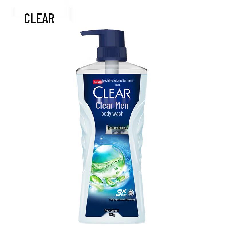 Clear Men Balance Oil Control Hydrating Shower Gel