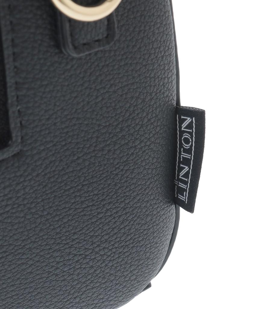 Maison de Fleur LINTON Tweed Mini Boston Ivory 2-Way Bag, Women's,