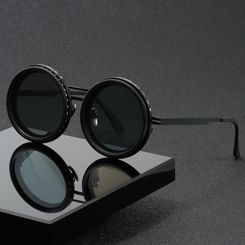 ND9 Adjustable Polarized Sunglasses: Retro UV Protection for Fishing & Driving