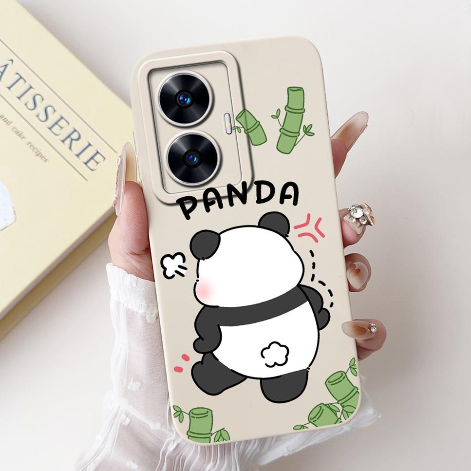 For Realme C55 6.72" Case New Cute Cartoon Print Soft Silicone Shockproof Cover For Oppo Realme C55 RMX3710 Bumper Phone Case