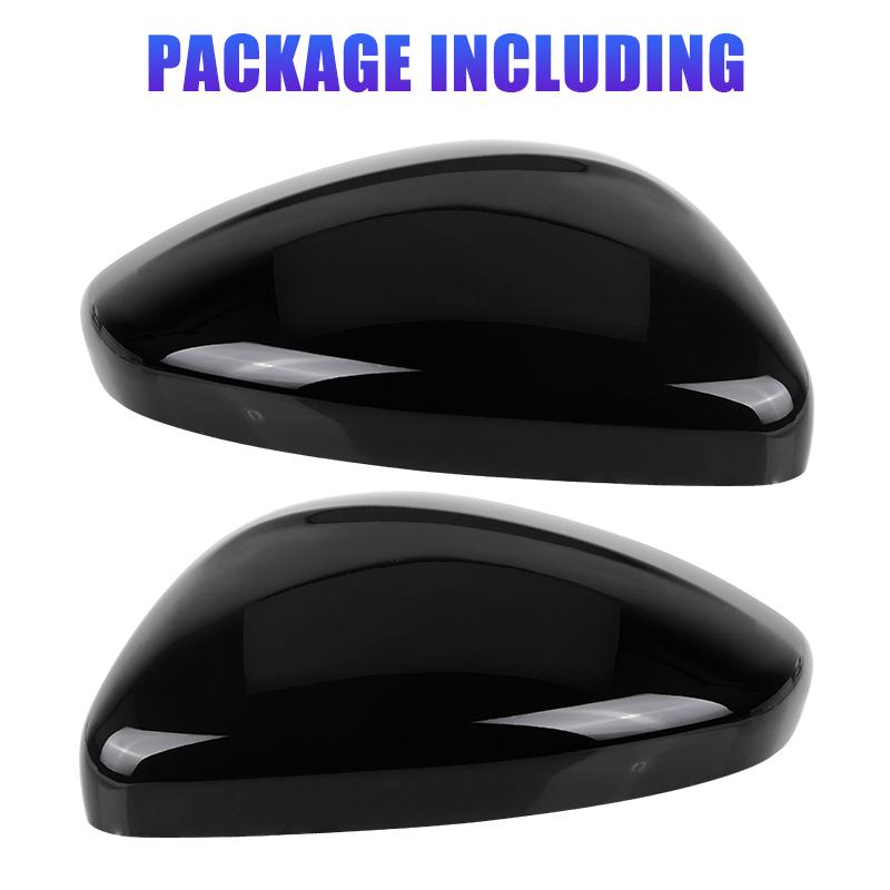 Left Right Side Door Wing Mirror Cover Cap For Peugeot 308 Mk2 T9 2013 2014 2015 2016 2017 2018     Mirror Cover