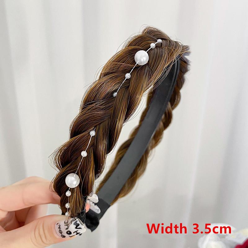 Wig Bangs Hairband Fake Hair Headband Fringe Hair Extension Women Girls Clips In Hair Extension Hair Accessories Hairpiece Clips