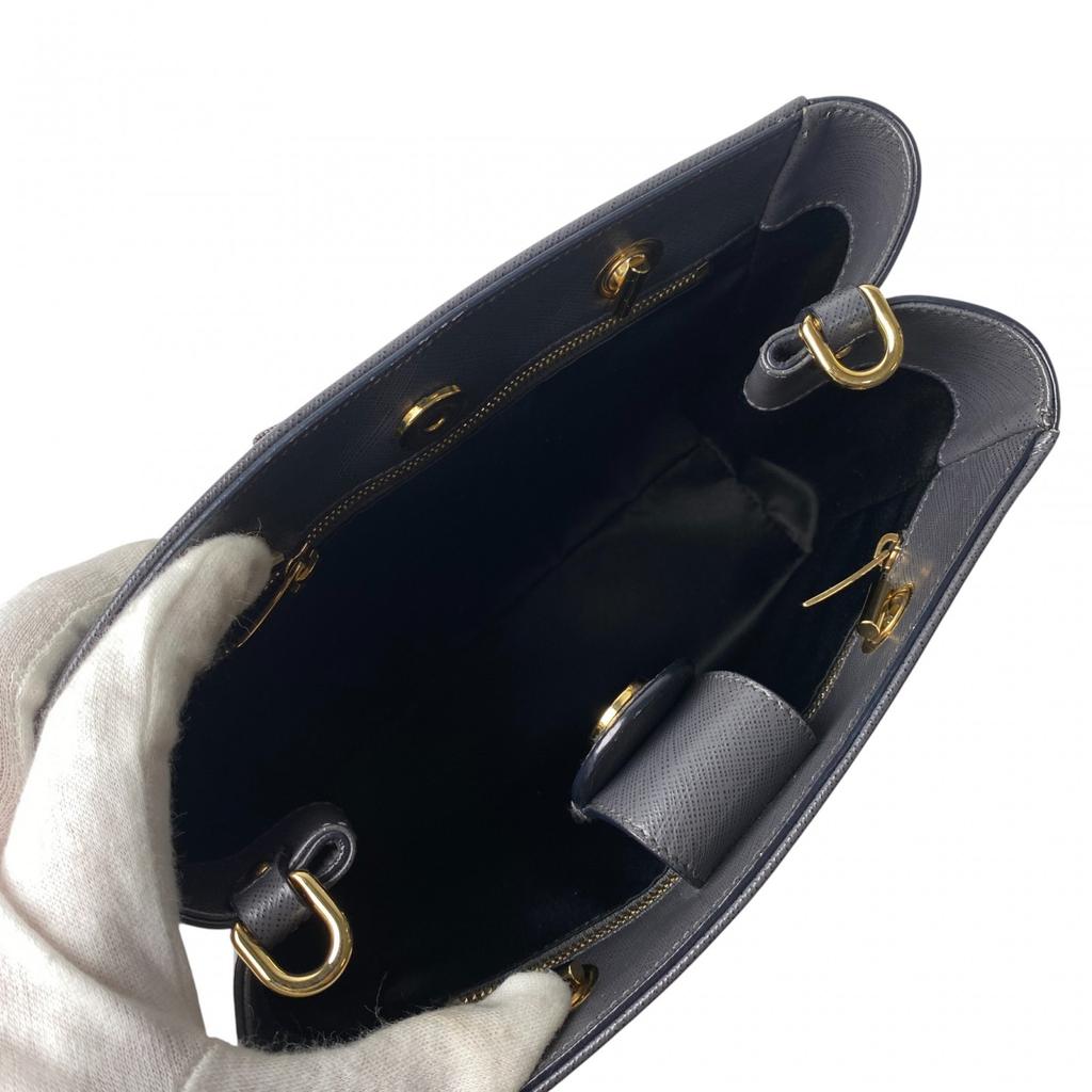 Used Salvatore FerragamoShoulder Bag Gray Leather Women