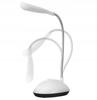 Battery-powered White Wireless LED Desk Lamp