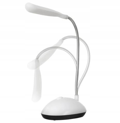 Battery-powered White Wireless LED Desk Lamp