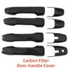 ABS Plastic Carbon Car Upgrade Accessorie Plated Exterior Door Handle Bowl Covers Trim Paste Style For Toyota RAIZE