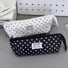 Astuccio Triangolare a Pois Custodia per Cancelleria Astuccio Kawaii per Studenti