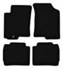 BASIC Black Velour Floor Mats For: Hyundai Accent MC Hatchback, Sedan (2005-2011)