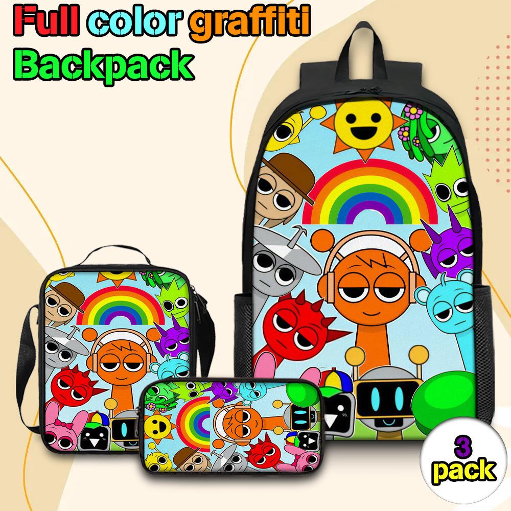 Rhythmus Box Rucksack Grundschultasche Leichte Lastenreduzierung Kinderrucksack Umhängetasche