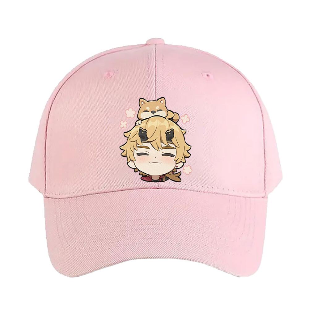 Chibi Thoma Genshin Impact Cap Summer Woman Man Adult Casual Fashion Casual Adjustable Fishing Hat Sun Hat