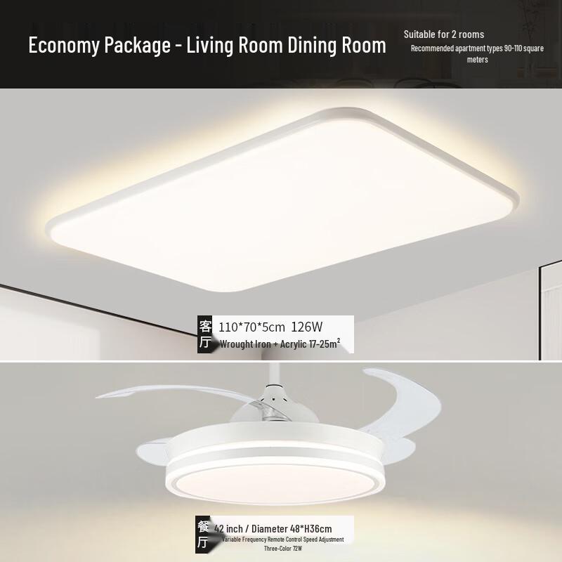 NuFeng Three-Color Dimmable LED Ceiling Light