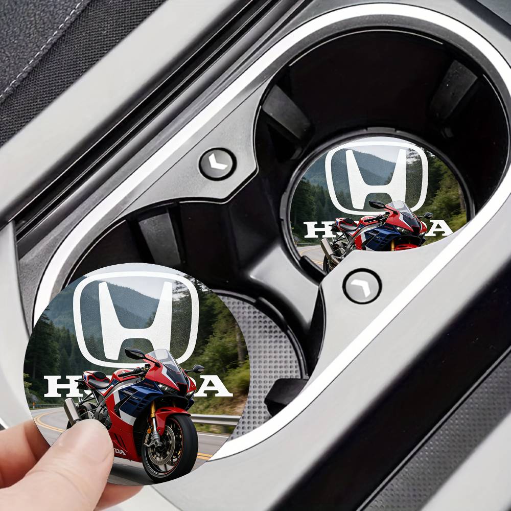 For Honda New Car Cup Holder Anti-Slip Silicone 7cm Insert Coaster Mat Universal Car Accessories Black Fit Most Cars