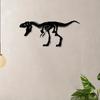 Metal T Rex Skeleton Wall Art Durable Iron Coating Indoor Outdoor Decor Halloween Christmas Gift
