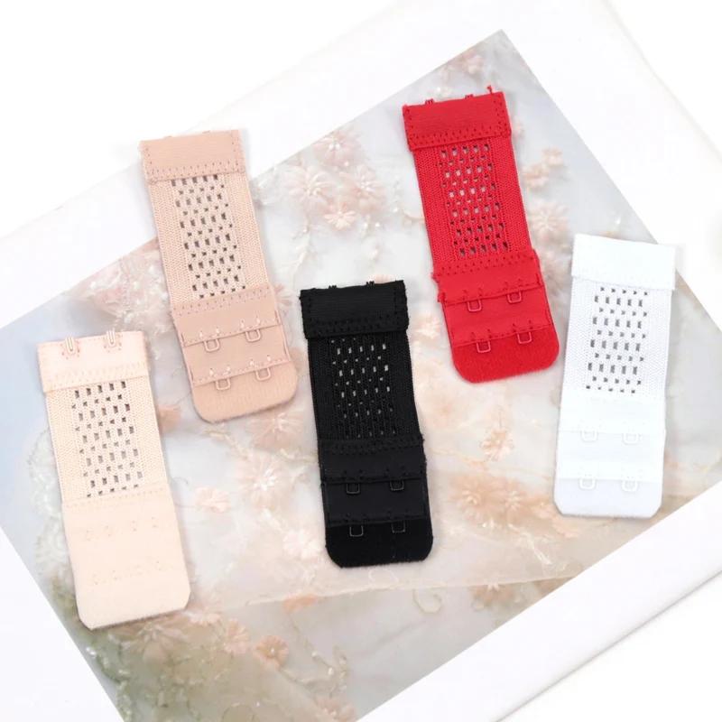 5pcs Bra Extender for Women's Elastic Bra Extension Strap Hook Clip Expander Adjustable Belt Buckle Intimates Accessories