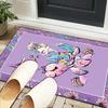 Dancing Ballerina In Pink Office Rug Chair Mat, Entryway Carpet, Suitable for Front Door, Bedroom, Living Room, Desk, Holiday Gift