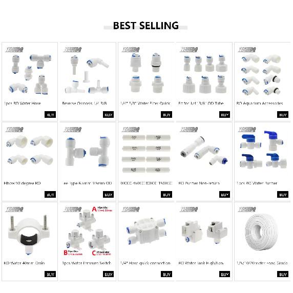 5pcs Fixed clamp of RO machine for water purifier Single-end clamp Double-end clamp Fixed pipe clamp
