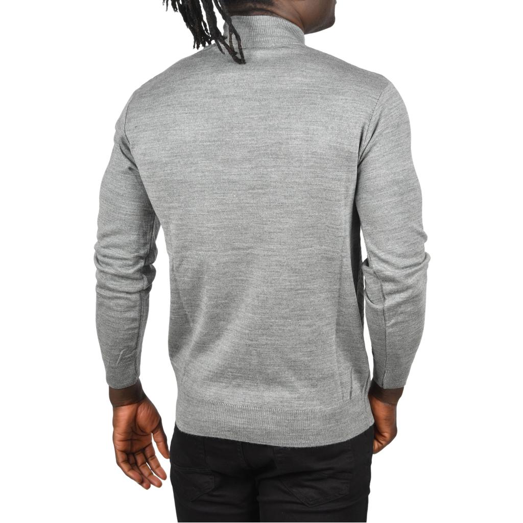 DeepSEA Rollkragenpullover mit halbem Rollkragen und Zickzackmuster, schmaler Schnitt, Rollkragenpullover 2505496