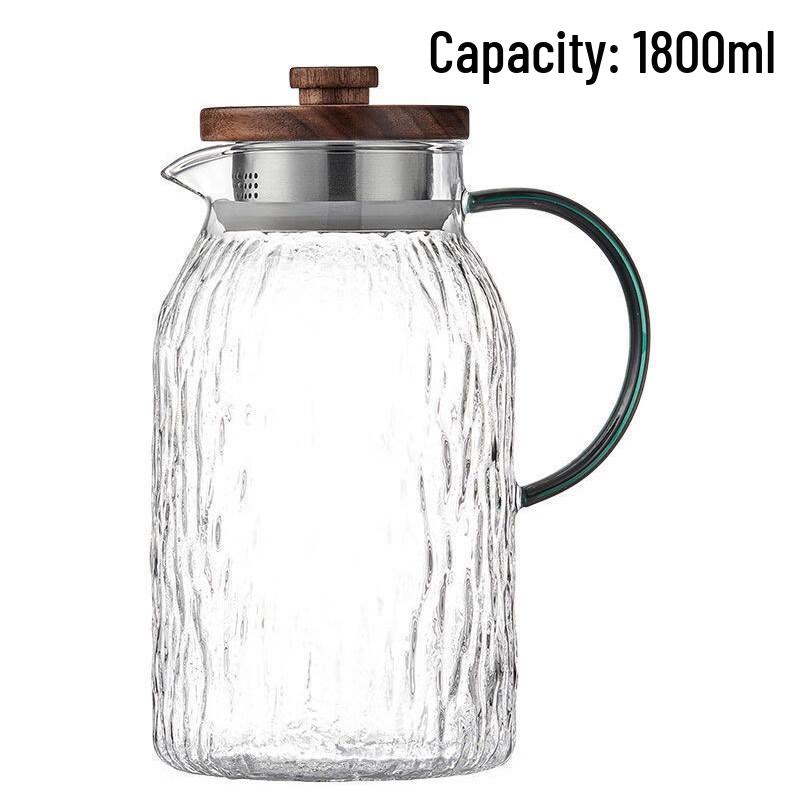 Ming Chi Tree Pattern Glass Water Pitcher 1.8L