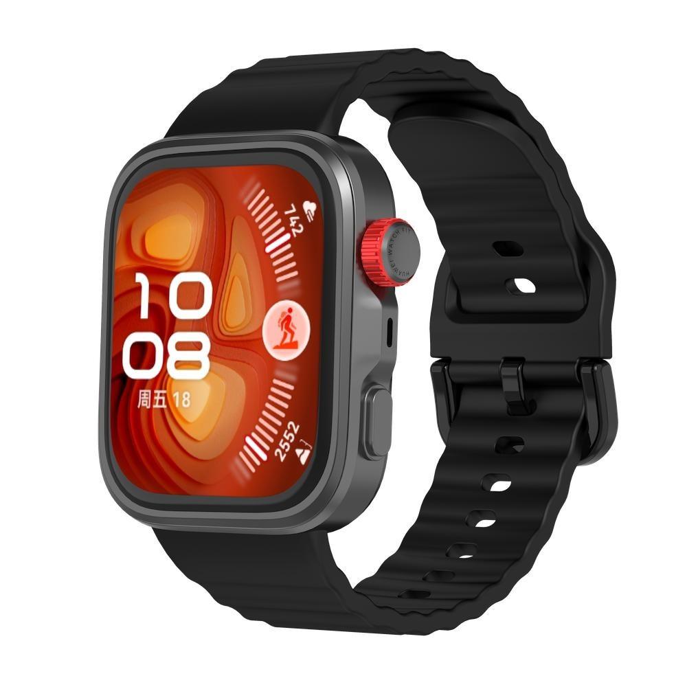 

Силиконовый спортивный ремешок для Huawei Watch Fit 4 Браслет Дышащий Аксессуар для Huawei Watch Fit 4 Pro Fit 3 Браслет на запястье Huawei Fit 4 Pro чёрный