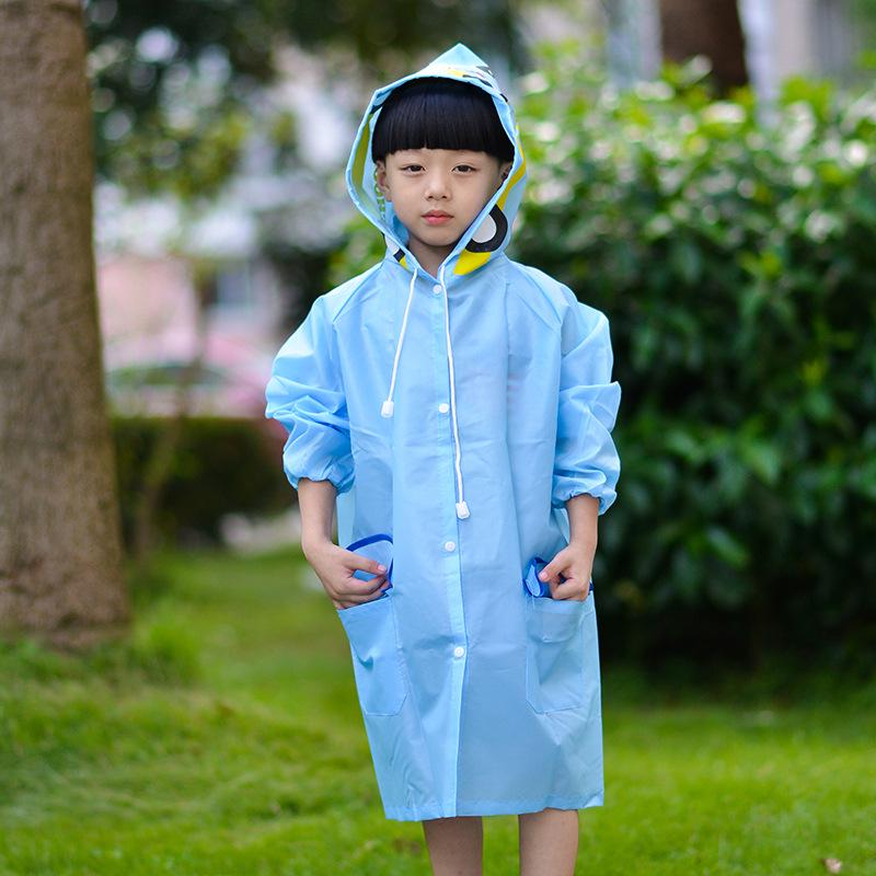 Kids Cartoon Raincoat Korean Children's Rain Gear Cute Baby Poncho Household Goods Playground Songkran Festival Rainwear