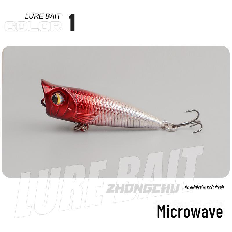 

Плавающая приманка для ловли волн размером 5,2 см: Твердая приманка для дальнего заброса для ловли верховой мушкой 4g/5.2cm