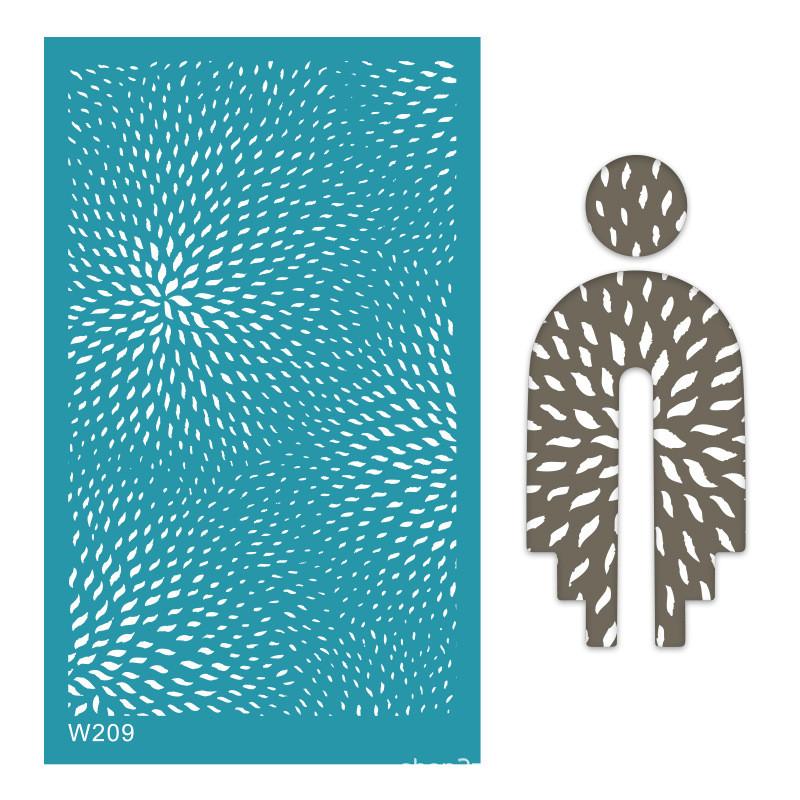 Multi Silk Screen Stencil for Polymer Clay Reusable Silkscreen Print Stamp Mesh Stencil Transfer Easter Printing Earring Jewelry