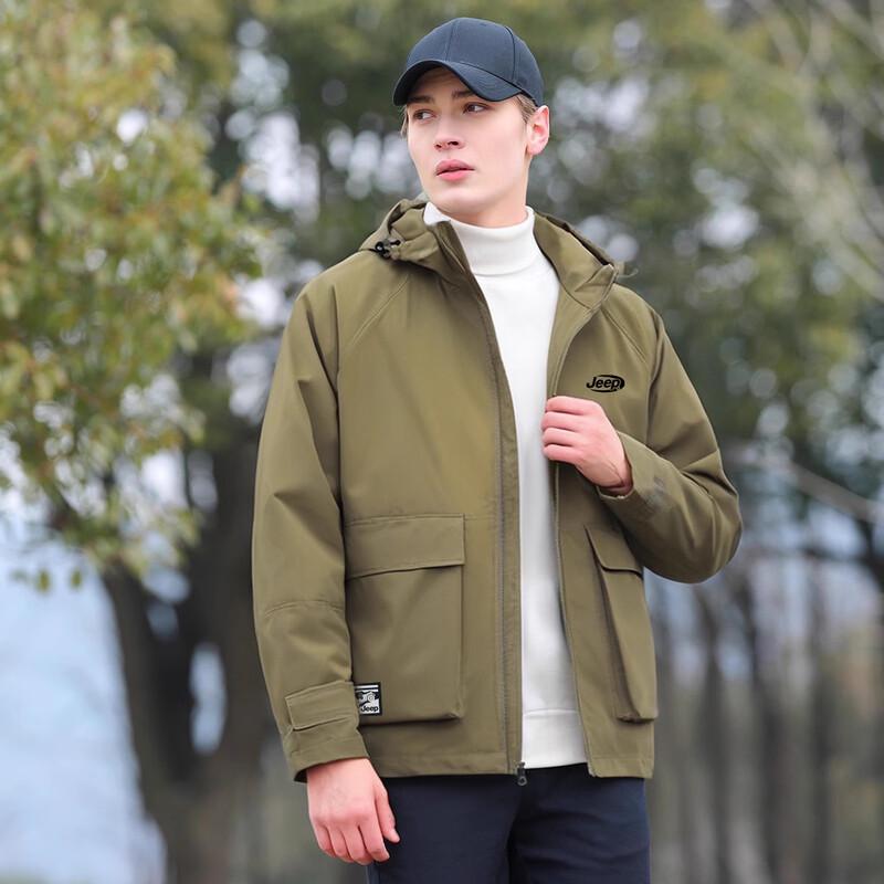 JEEP Men s Versatile Windproof Casual Jacket XL
