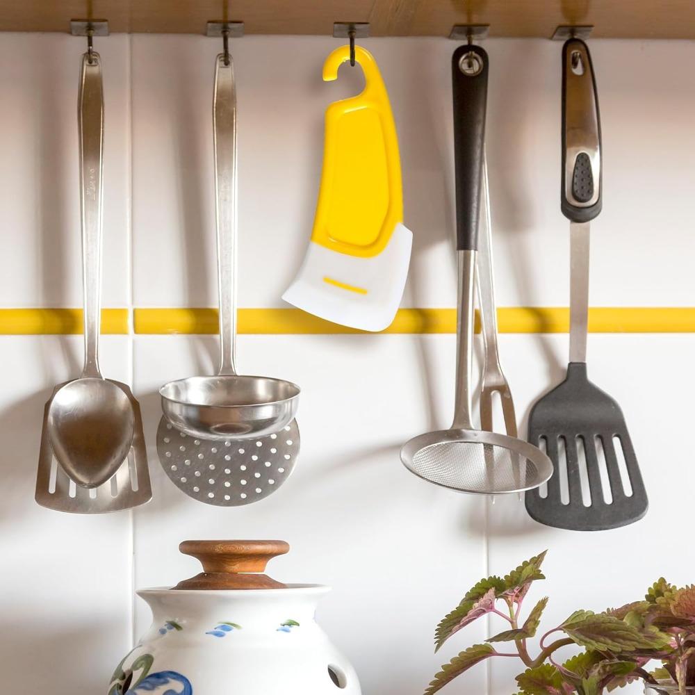 5-1Pcs Kitchen Cleaning Spatula  Dirty Pan Pot Dishes Cleaning Kitchen Tools For Food Residue Stains Cleaning Baking Soft Blade