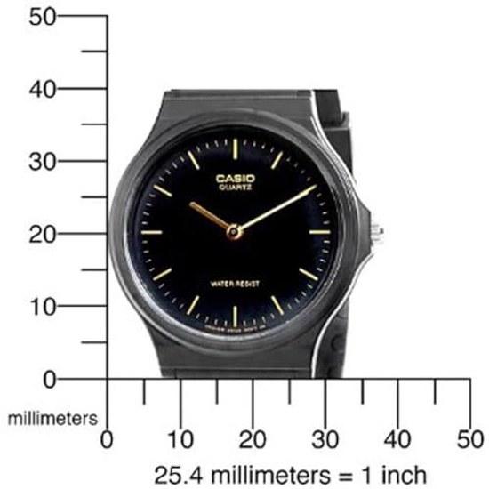 CASIO Watch Black MQ-24-1E Mens Imported