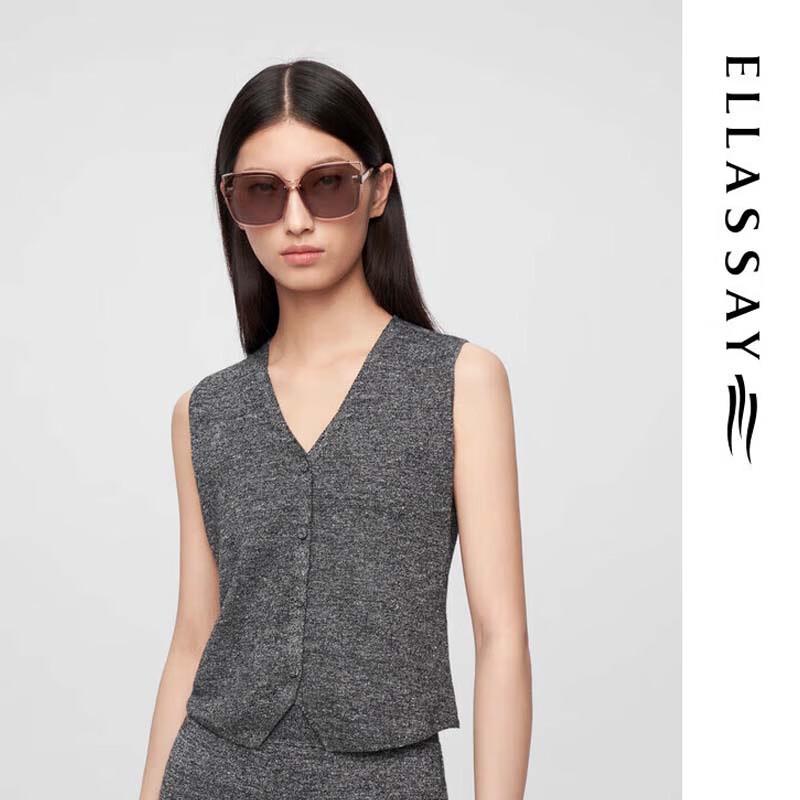 ELLASSAY Women's Old Money Style Minimalist Knit Sweater EWE361M11200