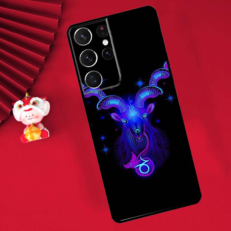 Twelve Constellations Case For Samsung Galaxy S25 S26 Ultra S21 S22 S20 S23 S24 Ultra Plus S10 S25 FE Cover Funda