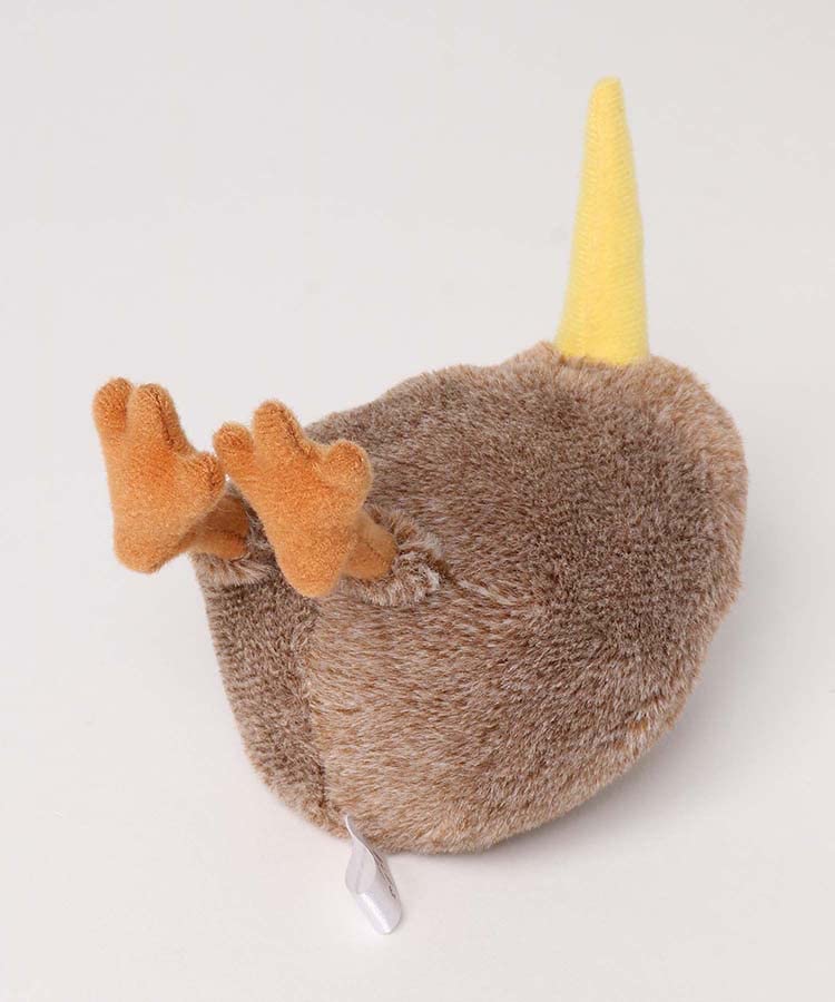 Bleu Bleuet Naito Design Institute Round Kiwi Plush Toy (Light Brown)