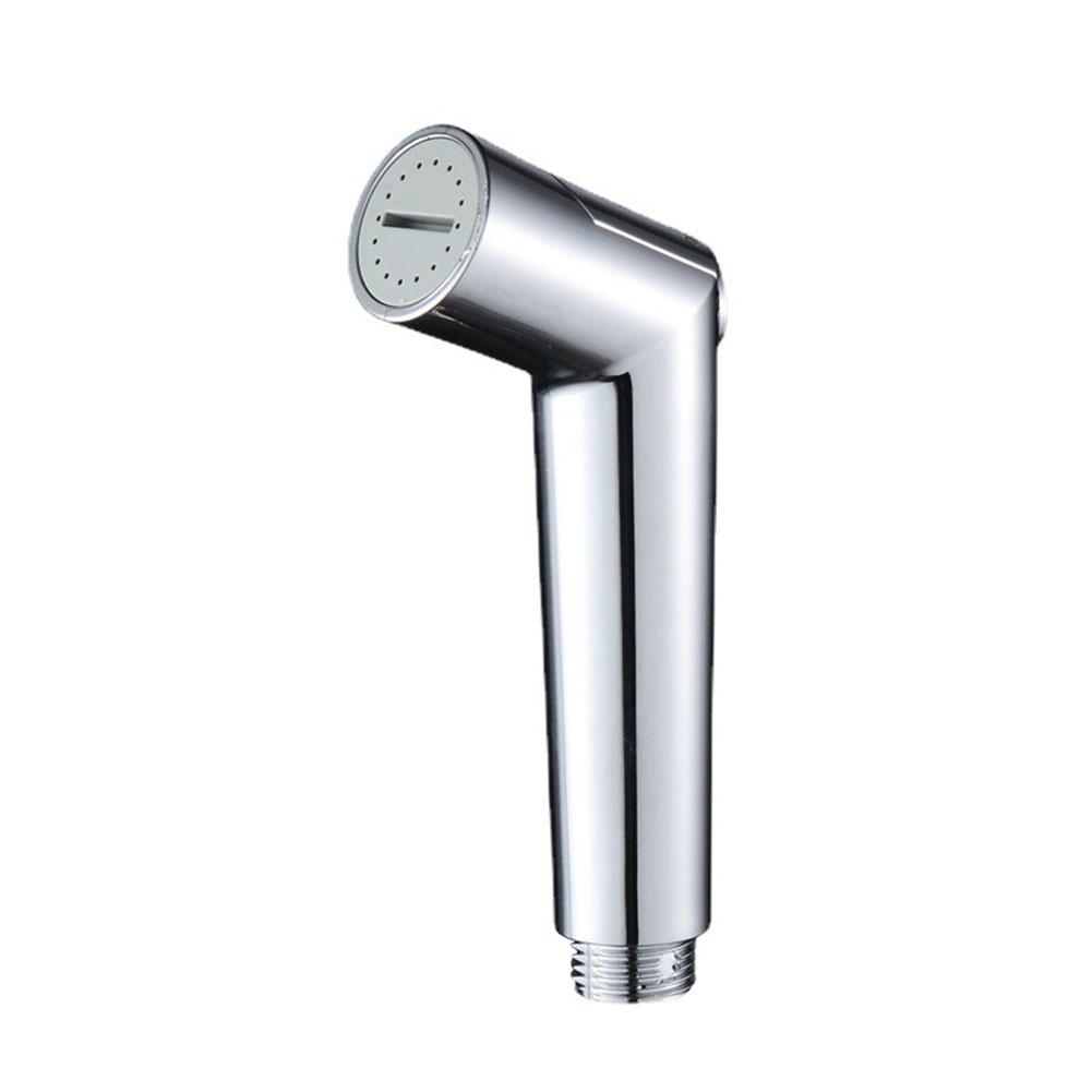 Hand Held Bidet For Bathroom Self Cleaning Press-free Silver