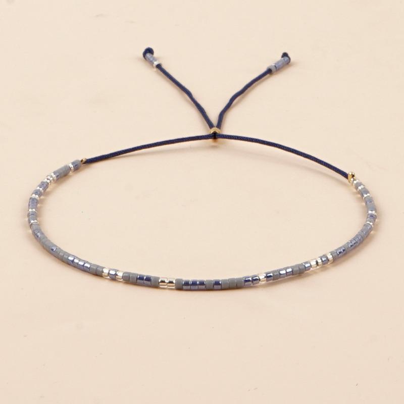 Bohemian Bracelet, Natural Stone Ladies Bracelet, Rice Bead Beaded Bracelet, Hand-woven.