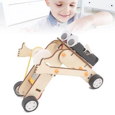 Dětský DIY Robot Sestavovací Model Vzdělávací Materiály Sady Vědecký Experiment Technologická Hračka Puzzle Malované Hračky pro Děti