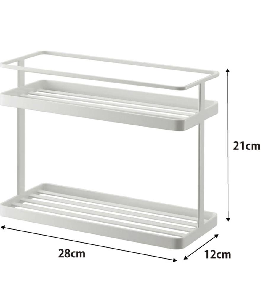 Yamazaki Jitsugyo Kitchen Stand White W28 X D12 X H21cm Tower 6777 Approx.