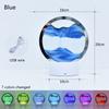 Romantic LED Sand Painting Atomosphere Lamp RGB LED Night Light Desk Lamp Christmas Gift Decor Creative Quicksand Table Lamp