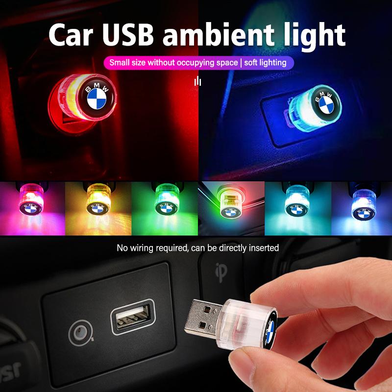 Auto Mini-USB Tragbares Umgebungslicht Dekoratives Streifen Zubehör Für BMW E46 E90 E60 F10 E39 F30 E36 E87 E90 E30 E53 F31 E92
