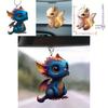 Eyecatching Gold Cartoon Dragon Rearview Mirror Charm For Creative Accessories Car