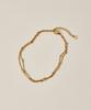 Novice Tokyo Double Glitter Chain Anklet [Stainless] / Gold