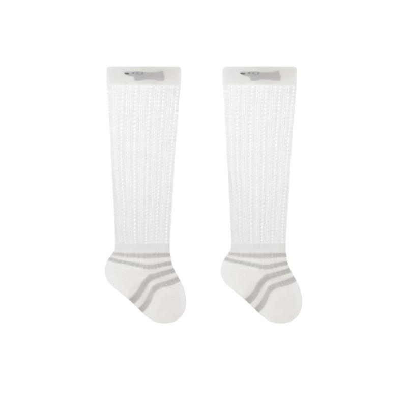 Newborn Baby Socks Summer Anti-Mosquito Knee High Infant Socks Cute Cartoon Breathable Mesh Over Calf Stockings For Infants