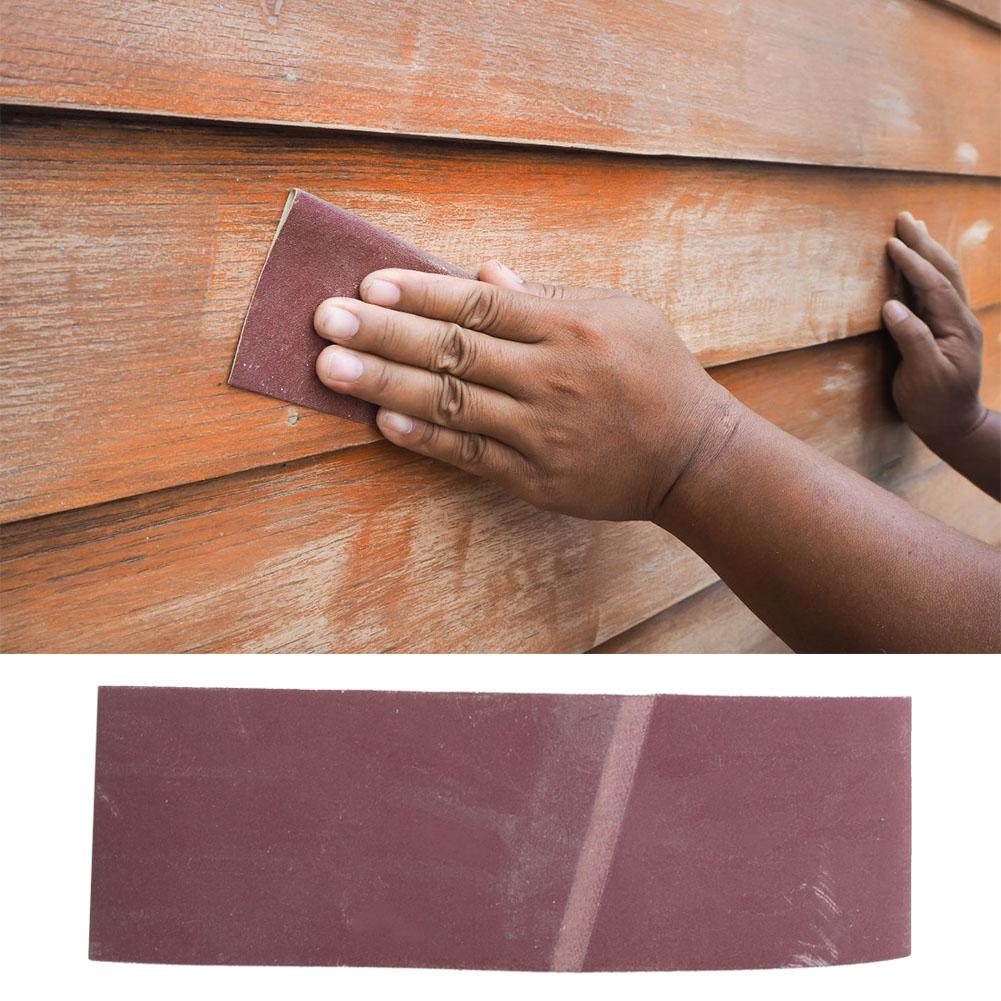 10PCS 610x100mm Sanding Belt Aluminium Oxide Abrasive Band for Wood Furniture Hardware (180#)