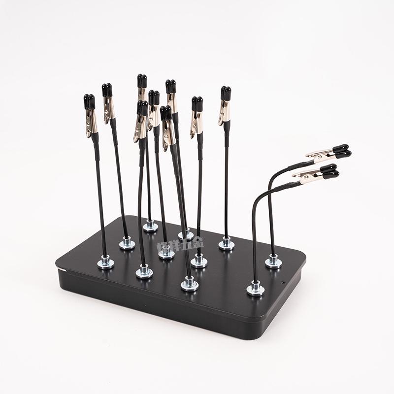12-Pack FX-01 Bendable Metal Magnetic Clips - Universal Anti-Drop Design