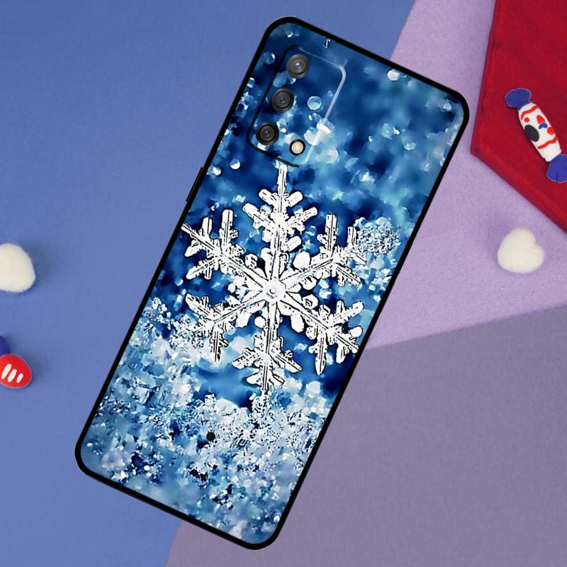Snow Snowflake Winter Case For Oppo A5 Pro A6 A57 A17 A78 A54 A74 A94 A76 A16 A96 A18 A40 A60 A80 A38 A58 A98 A15