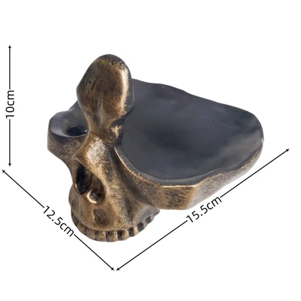 New Creative Design Skull Glasses Stand Craft Desktop Ornament Glasses Display Stand DIY Key Holder Sculptures Home Decoration
