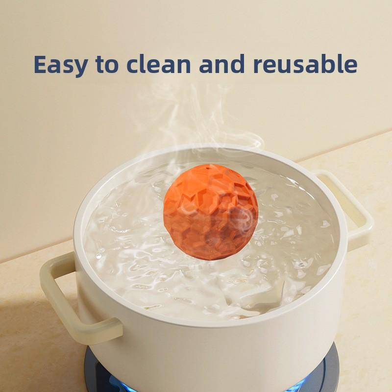 Leaky Food Ball Dog Toy, Teething Dog Toy, Rubber Toy Ball, Throwing Interactive Pet Toy