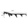 Black L/R Upper Headlight Cover Strip Trim 63128384486 63128384487 Compatible with 3 Series E46 4 Door 98 01