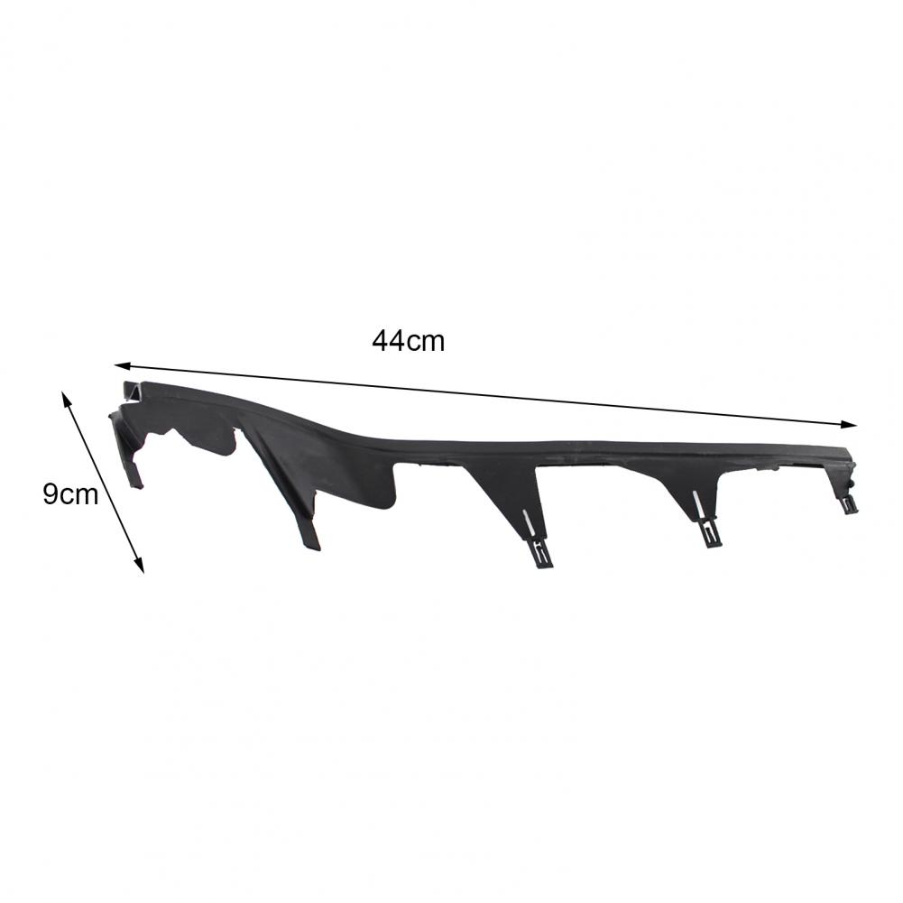 Black L/R Upper Headlight Cover Strip Trim 63128384486 63128384487 Compatible with 3 Series E46 4 Door 98 01