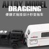 1:32 Mammoth Trailer RV Alloy Off Road Car Model Table Set Pendulum Power Back Sound and Light Toy
