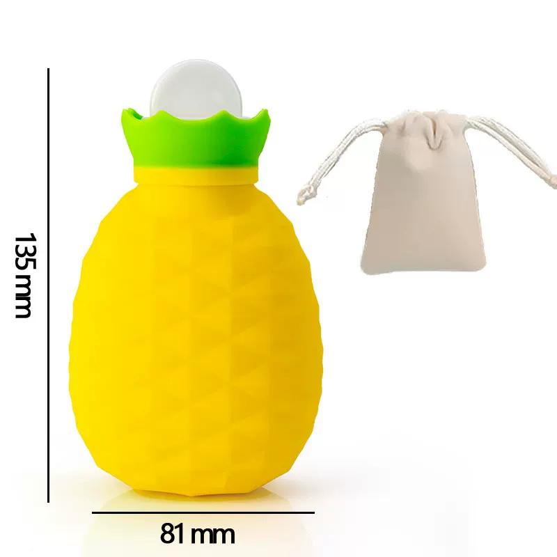 Bear Palm Silicone Hot Water Bag Water Injection Mini Small Size Portable Microwave Oven Heating Belly Cute Hot Water Bag